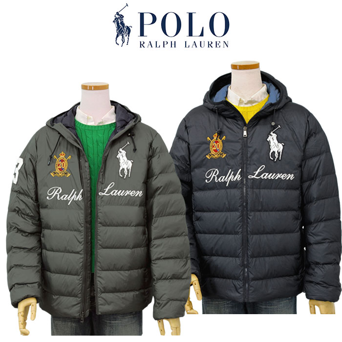 POLO ラルフローレン メンズ ビッグポニー ダウンジャケット フード
