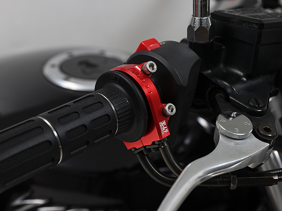 YRスロットルホルダーセット (TMRラージボディ / FCR大型用) グリップ