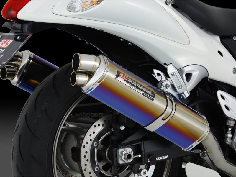 Slip-On Tri-Ovalサイクロン 2本出し 2エンド EXPORT SPEC 政府認証