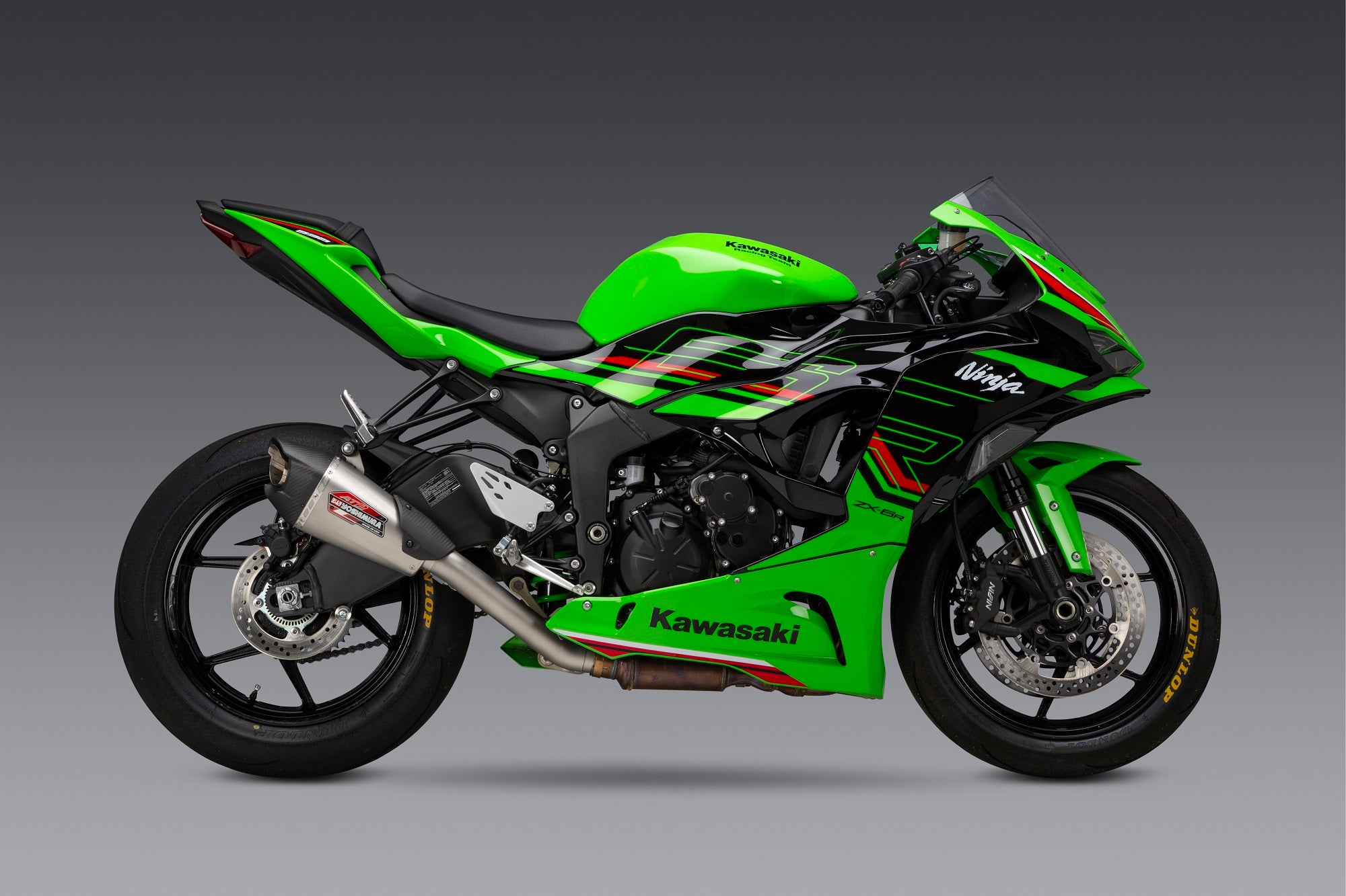 Yoshimura ZX-6R 2019-25 AT2 Stainless 3/4 Exhaust System, w