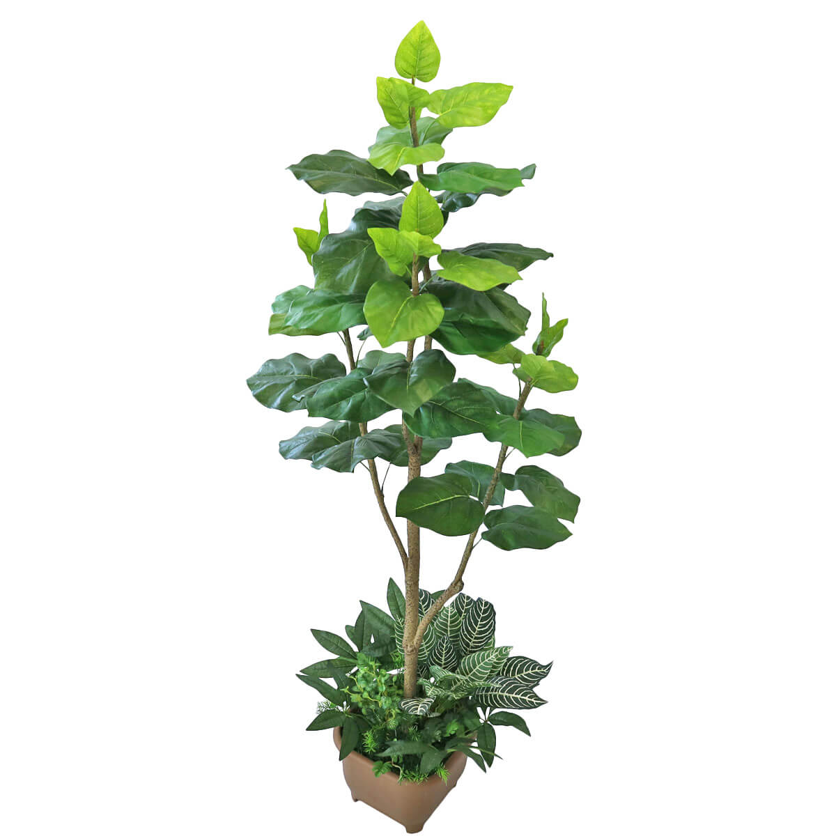 ウンベラータ 150cm フェイクグリーン 造花 観葉植物 CT触媒 snb