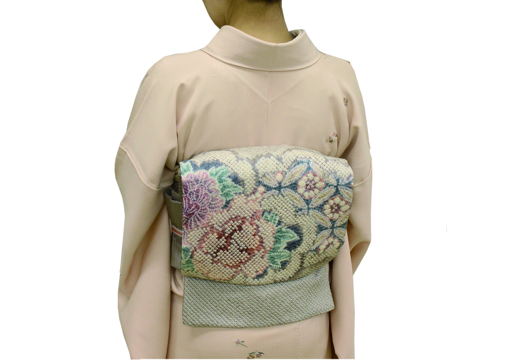 着まわし万能で大人気！藤娘きぬたや総絞り名古屋帯。着物初心者さんに