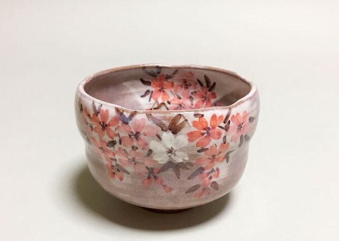 京焼・清水焼 抹茶碗 赤土桜（あかつちさくら）｜京焼・清水焼 陶器の