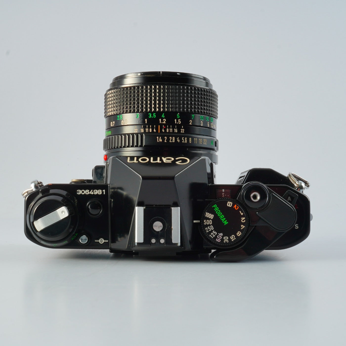 CLA'd】 Canon AE-1 Program Black + NEW FD 50mm F/1.4 MF フィルム