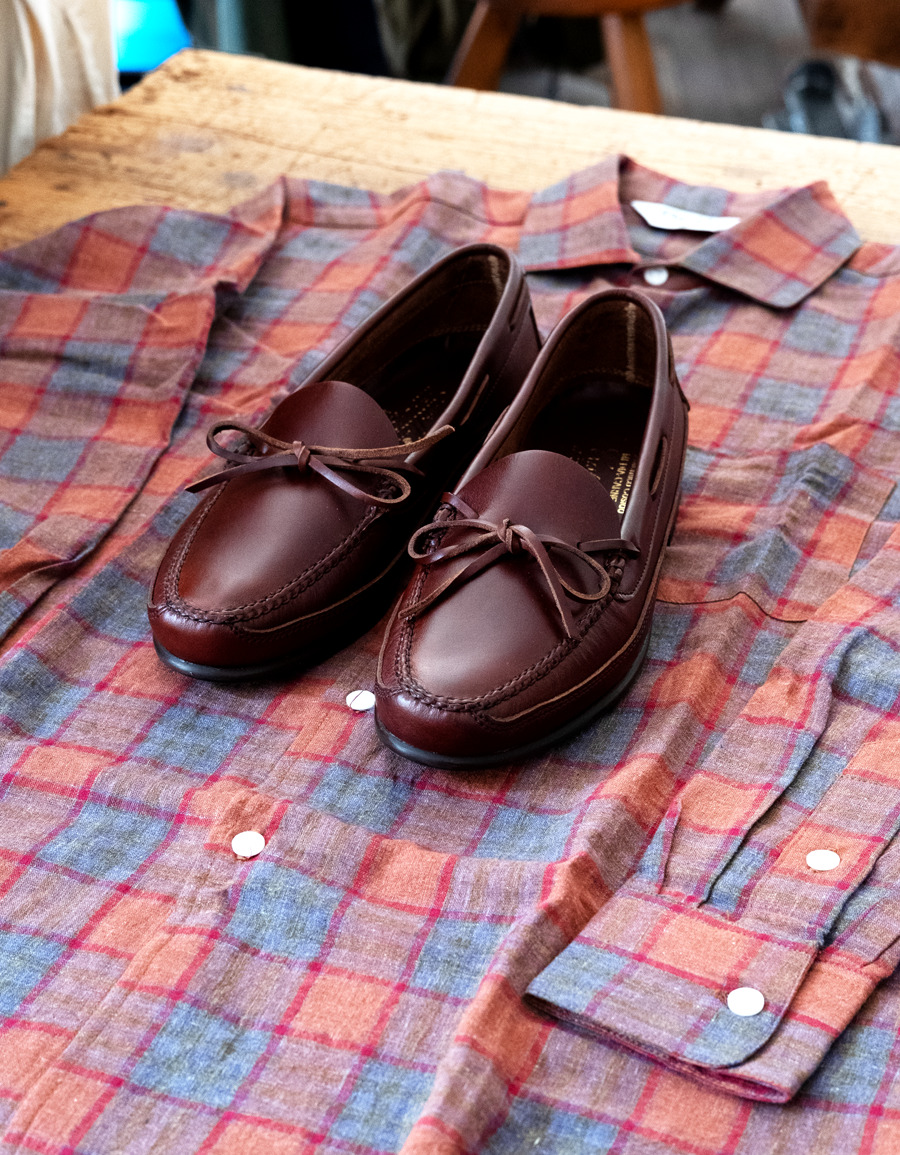 CASTELLANO Ciclon Leather Canoe Moc | 大阪心斎橋のメンズ洋服の