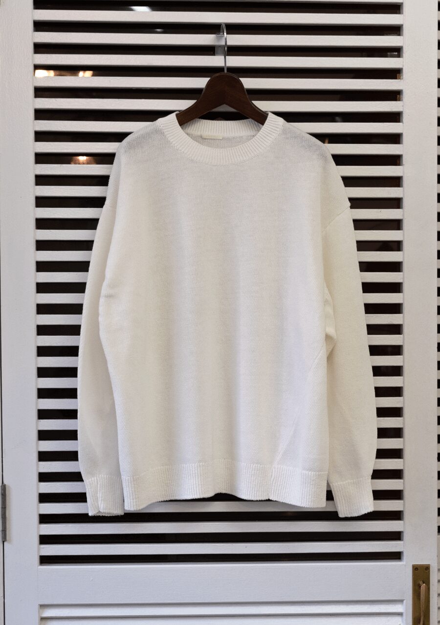 COMOLI 7G クルーネックニット | 大阪心斎橋のメンズ洋服のセレクト