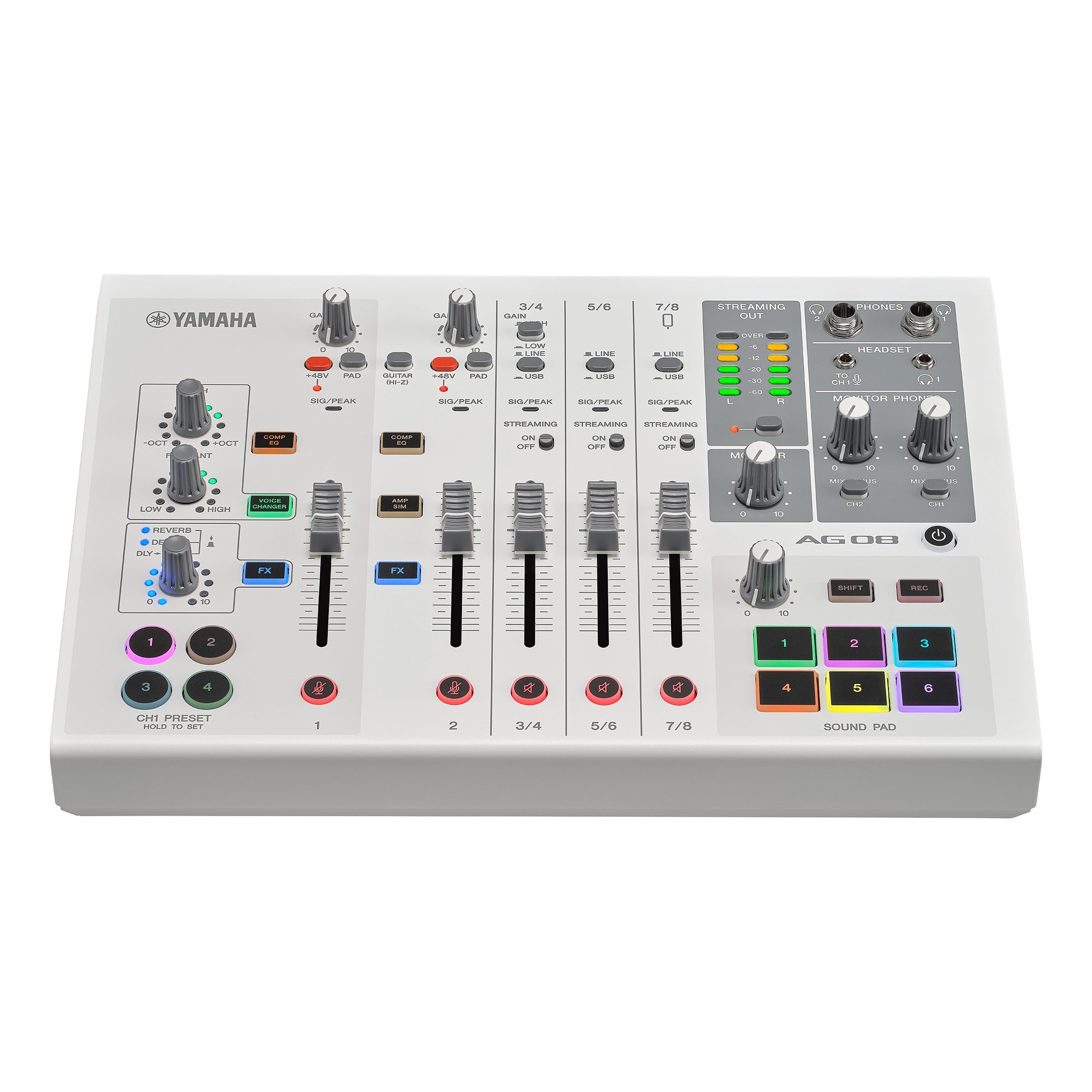AG08 Live Streaming Mixer Accessories - Yamaha USA
