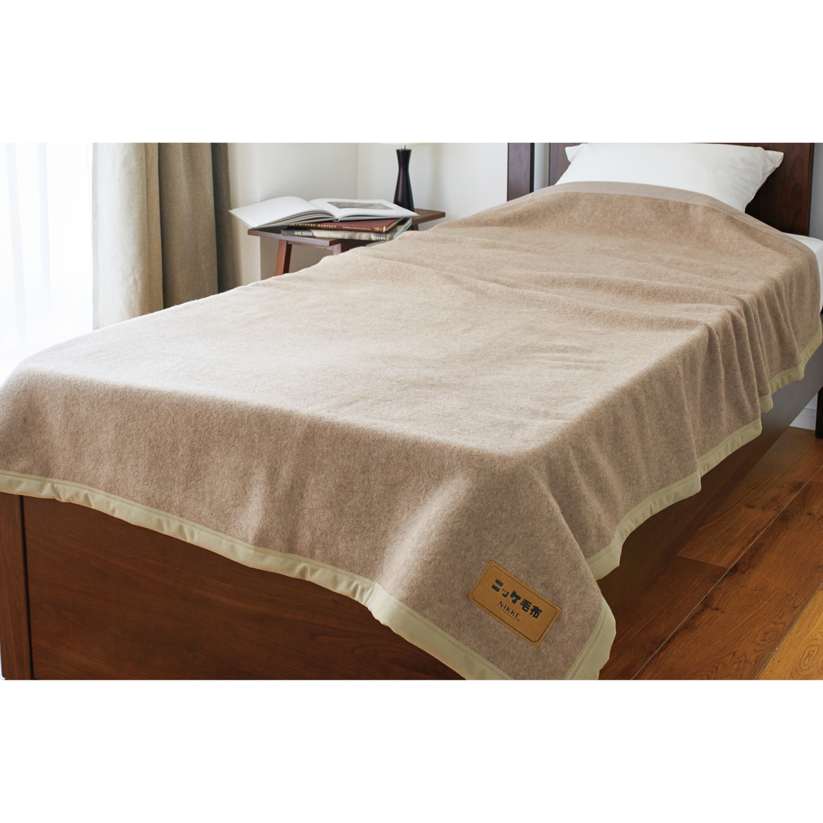 ニッケ】カシミヤ毛布【約140×200cm】 | かぜとゆきオンラインショップ