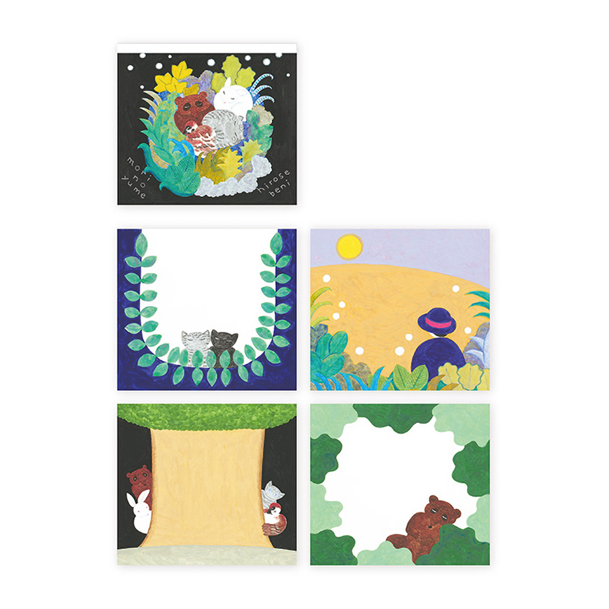 表現社 cozyca products ｜ひろせべに・ブロックメモ「mori no yume