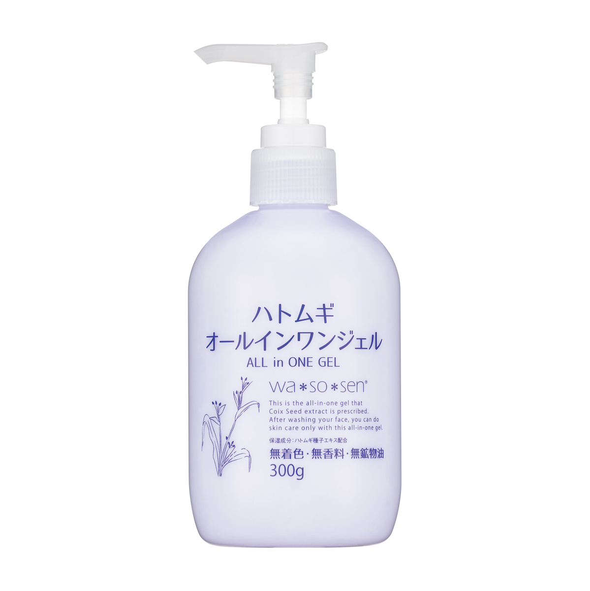 wa*so*sen ハトムギオールインワンジェル 300g 無着色・無香料・無
