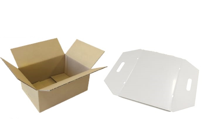 60サイズダンボールA式（茶）・クイックフィットスーパーエコノ6（E