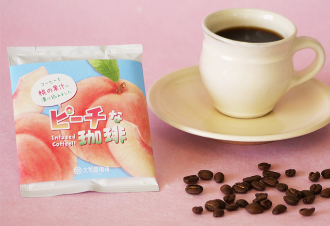 4月25日(金)発売【新商品】ピーチな珈琲《数量限定》 | 大和屋珈琲