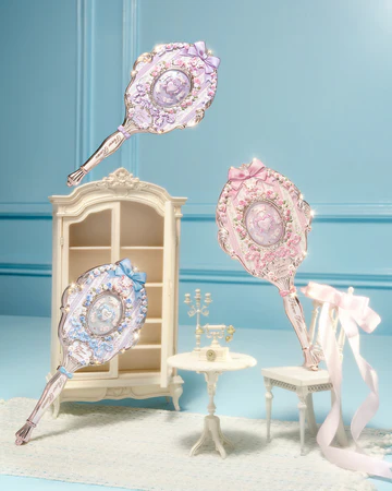 Flower Knows Bunny Garden Hand Mirror - Yamato Beauty