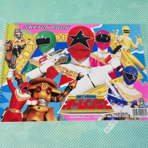 スケッチブック】セイカノート 超力戦隊オーレンジャー / 会津 山内屋商店