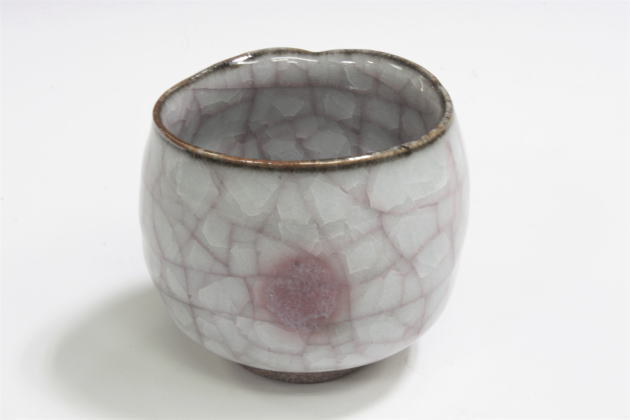 柳瀬美術店 / 岸本謙仁 「紅白瓷盃」共箱[KISHIMOTO Kennin]Sake cup