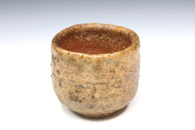 柳瀬美術店 / 辻 清明「信楽盃-1」共箱[TSUJI Seimei]Sake cup