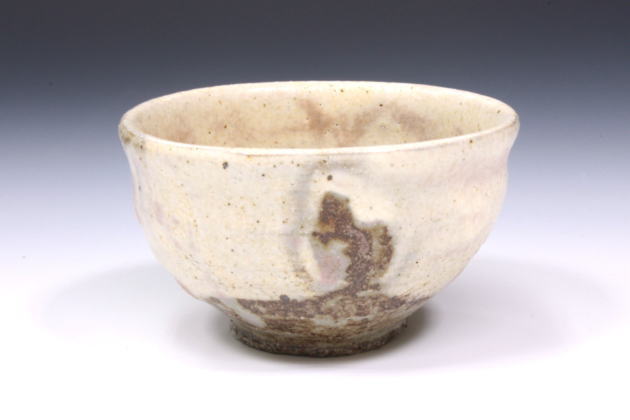 柳瀬美術店 / 吉田喜彦「白化粧盃」共箱[YOSHIDA Yoshihiko]Sake cup