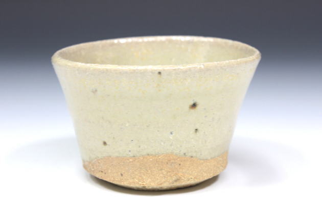 柳瀬美術店 / 西岡小十「斑唐津ぐい呑-5」共箱[NISHIOKA Koju]Sake cup