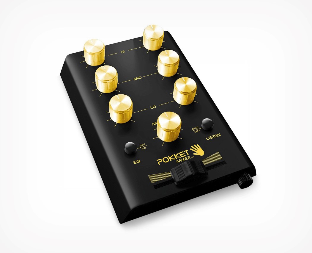 The Pokket Mixer lets you bust out DJ sets using two phones and a