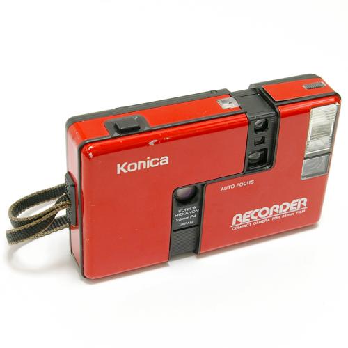 販売済み 中古 コニカ レコーダー レッド / Konica RECORDER 【中古