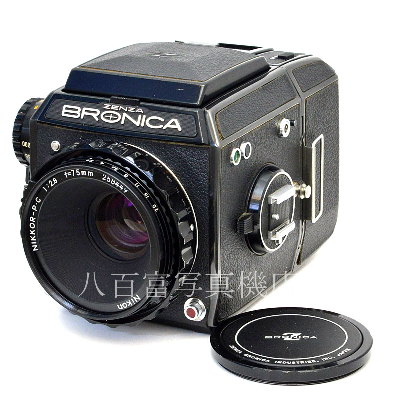 中古】 ゼンザ ブロニカ EC ブラック 75mm F2.8 セット ZENZA BRONICA