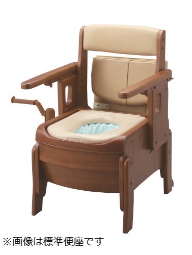 アロン化成 家具調トイレ セレクトR 自動ラップ はねあげ 暖房便座