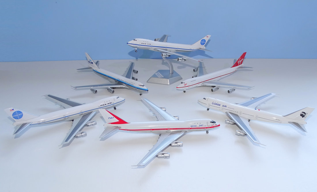 Boeing 747-100/200 1:400 Scale Detailed Mould Comparison Review