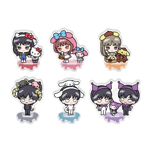 伊藤潤二×サンリオキャラクターズ トレーディングミニアクリルスタンド