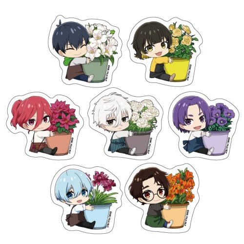 ブルーロック クリアステッカー フラワーマルシェデフォルメ│あそび
