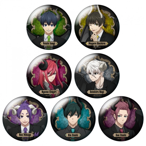 ブルーロック トレーディング缶バッジ（ランダムホロ1種入り） 七人の