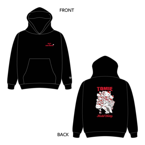 伊藤潤二×サンリオキャラクターズ パーカー ギャル富江×ハローキティ