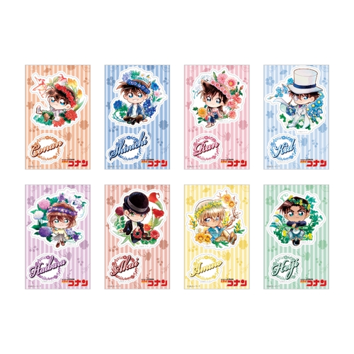 名探偵コナン クリアステッカー デフォルメ 花冠-flow in the wind