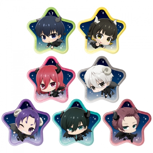 ブルーロック トレーディング星形缶バッジ 七人の大罪人デフォルメ