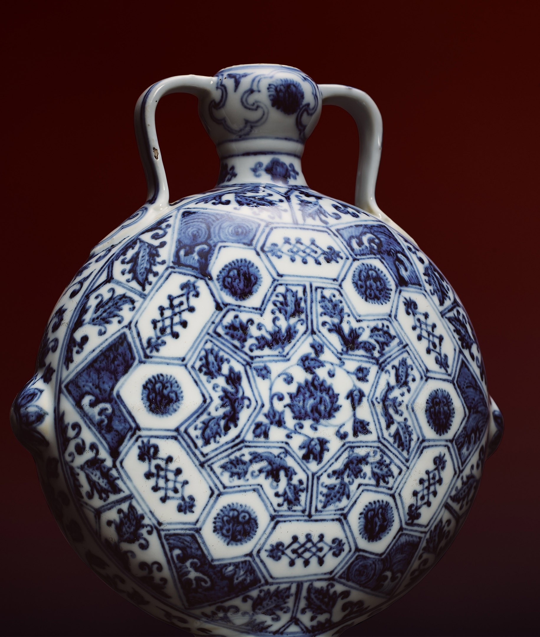 元朝陶磁器中国美術景徳鎮蓋のみ花瓶壺獅子蘇麻離青