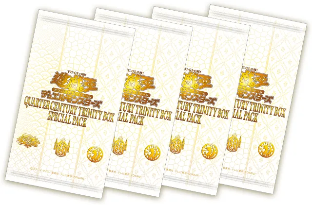 遊戯王OCGデュエルモンスターズ QUARTER CENTURY TRINITY BOX | 商品