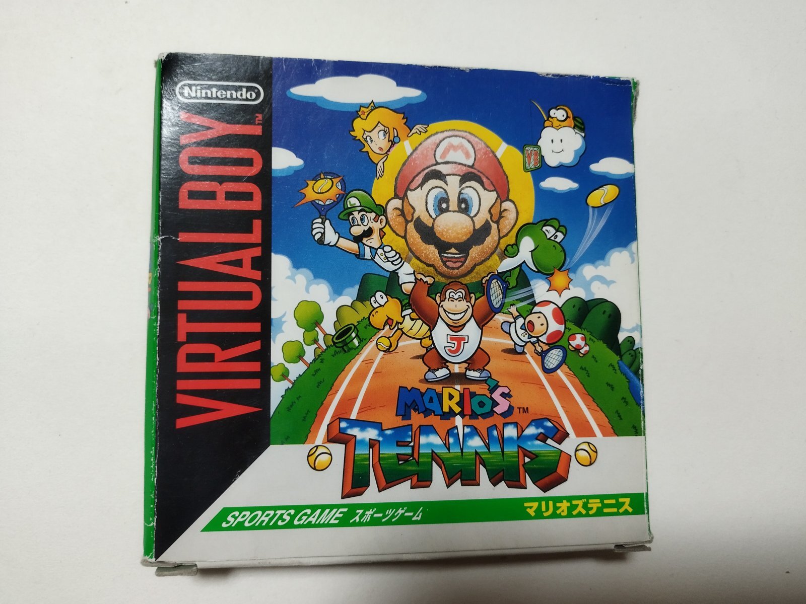 マリオズテニス 箱説有 VBバーチャルボーイ【管理6m6】 - 遊戯屋