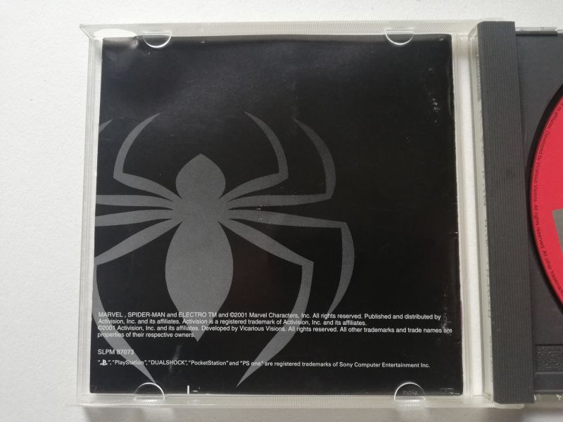 スパイダーマン2 エンター・エレクトロ 箱説有 PS1プレイステーション