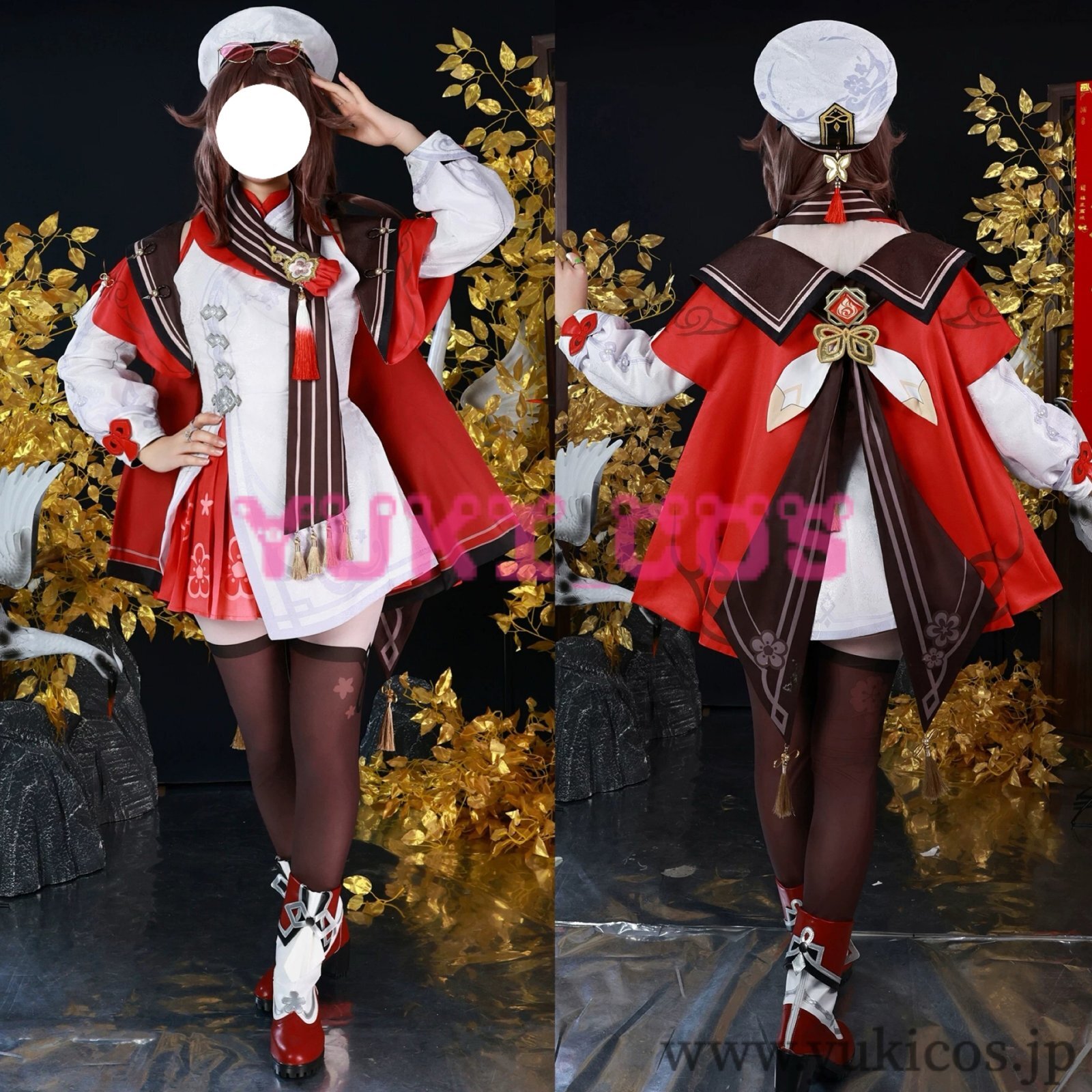 原神 げんしん 胡桃 残雪に咲く紅 コスプレ衣装