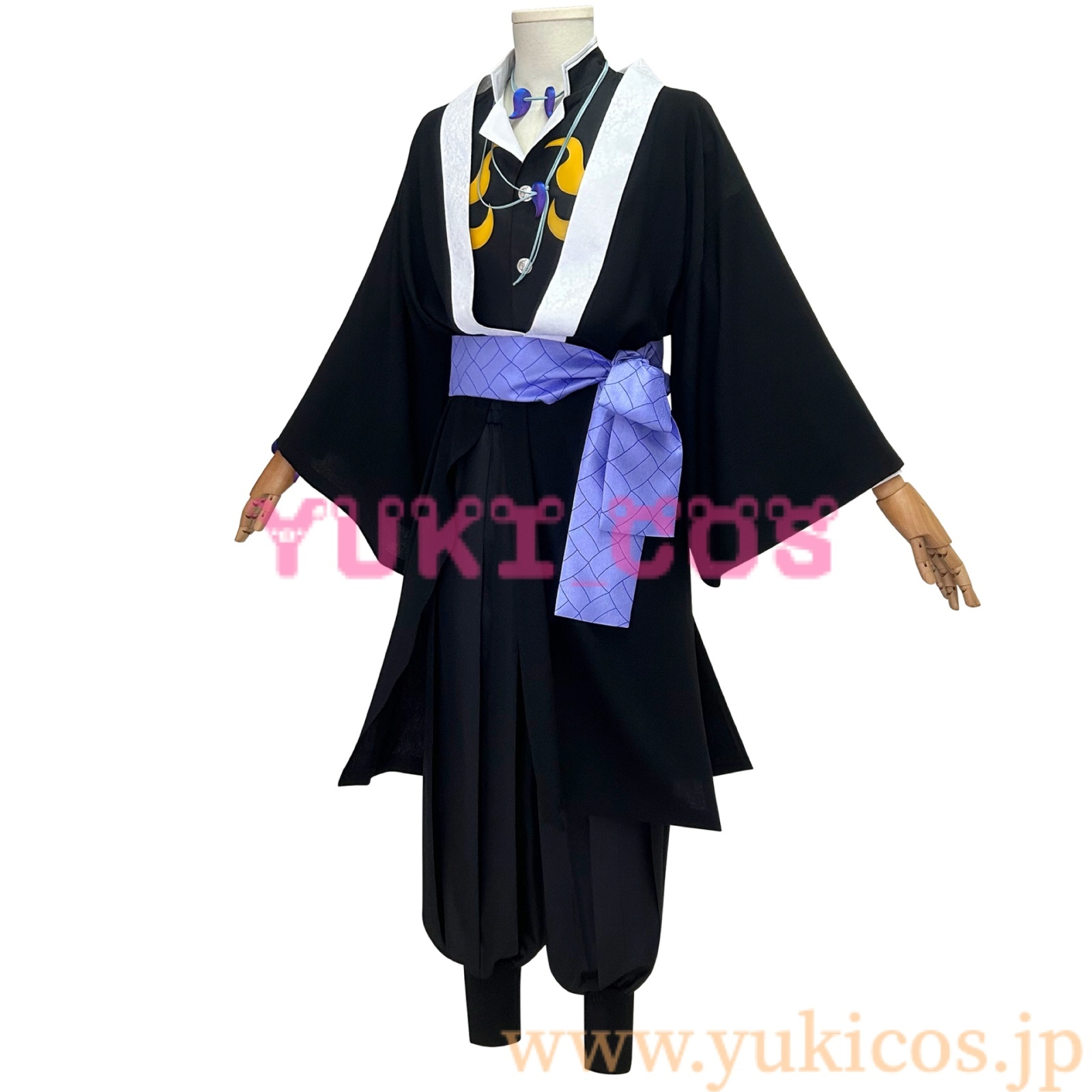 鬼滅の刃 上弦の陸 獪岳 かいがく コスプレ衣装 送料無料 新バージョン