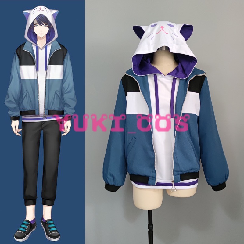 Vtuber にじさんじ 長尾景 ながおけい 断髪式 コスプレ衣装