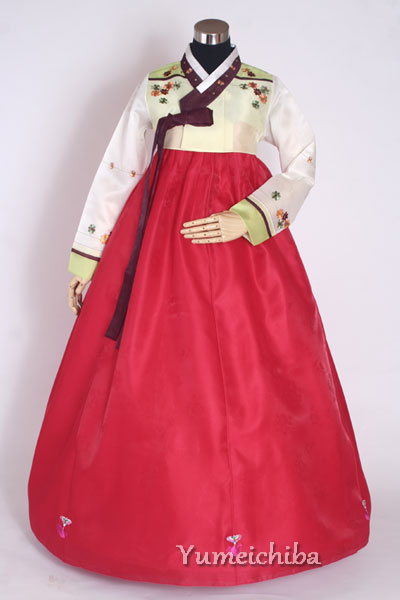 ♪格安チマチョゴリ15s09♪対応サイズ・身長+靴高さ166～169cm_バスト