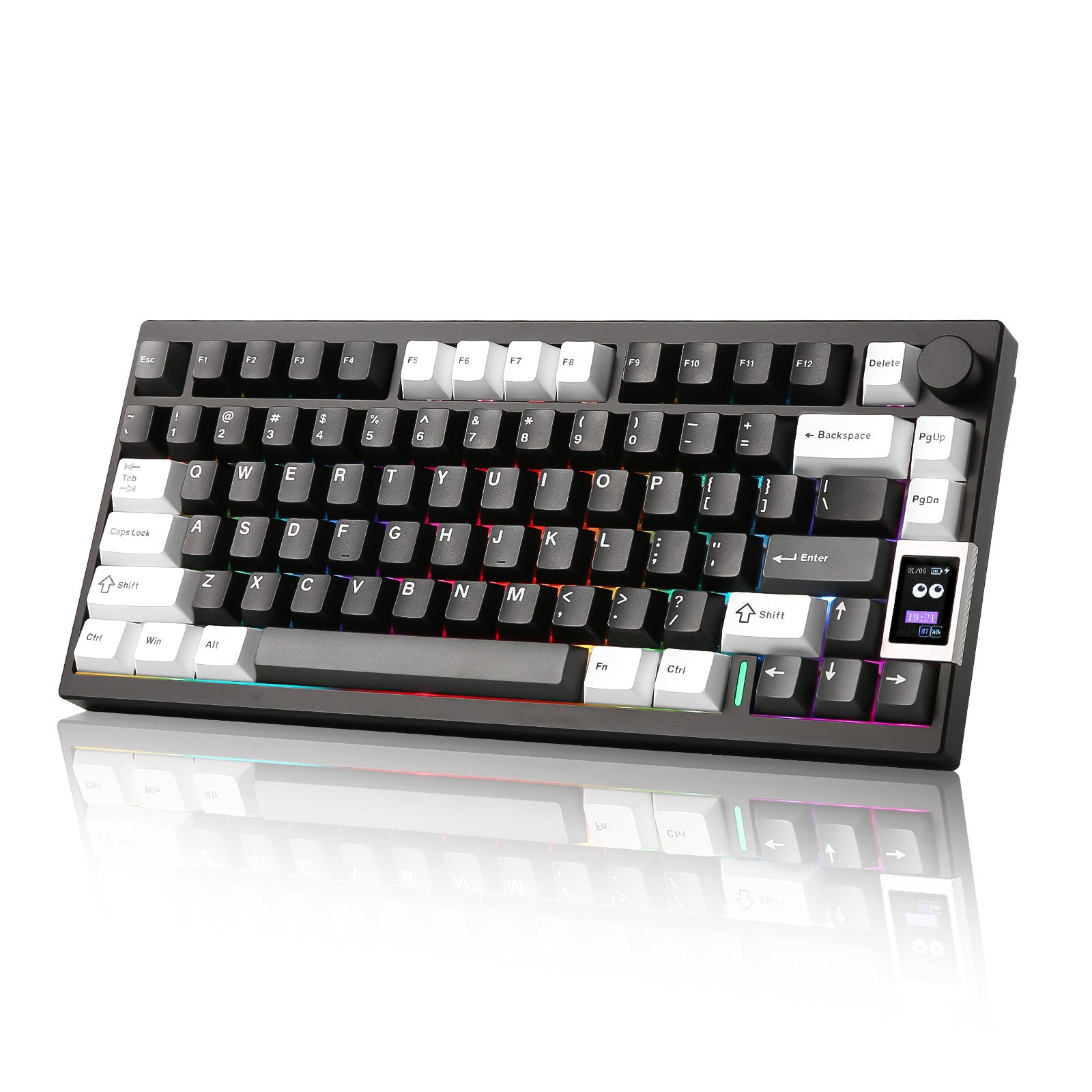 YUNZII AL80 QMK/VIA Aluminum LCD Mechanical Keyboard – YUNZII KEYBOARD