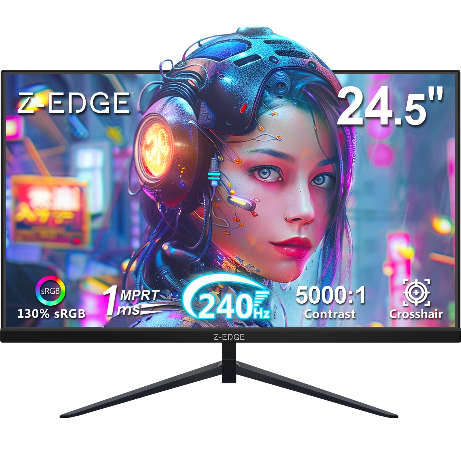 Z-EDGE UG25I 25 インチ ゲーミング モニター 240Hz フル HD IPS