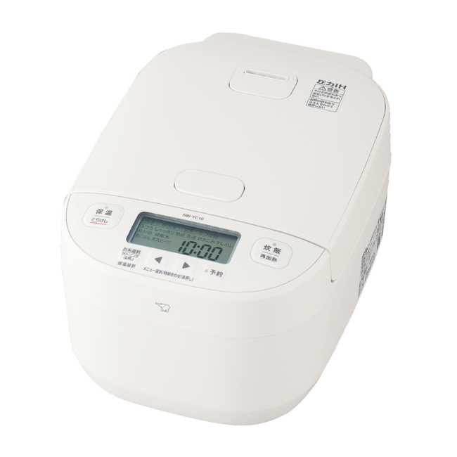 圧力IH炊飯ジャー NW-YC10 WA（ホワイト） | 象印マホービン公式