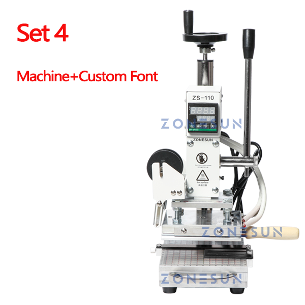 ZONESUN ZS-110 Hot Foil Stamping Machine with Slidable Workbench