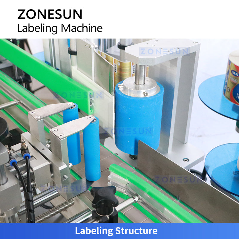 Zonesun ZS-TB822T Front and Back Labeling Machine – Zonesun Auto Pack
