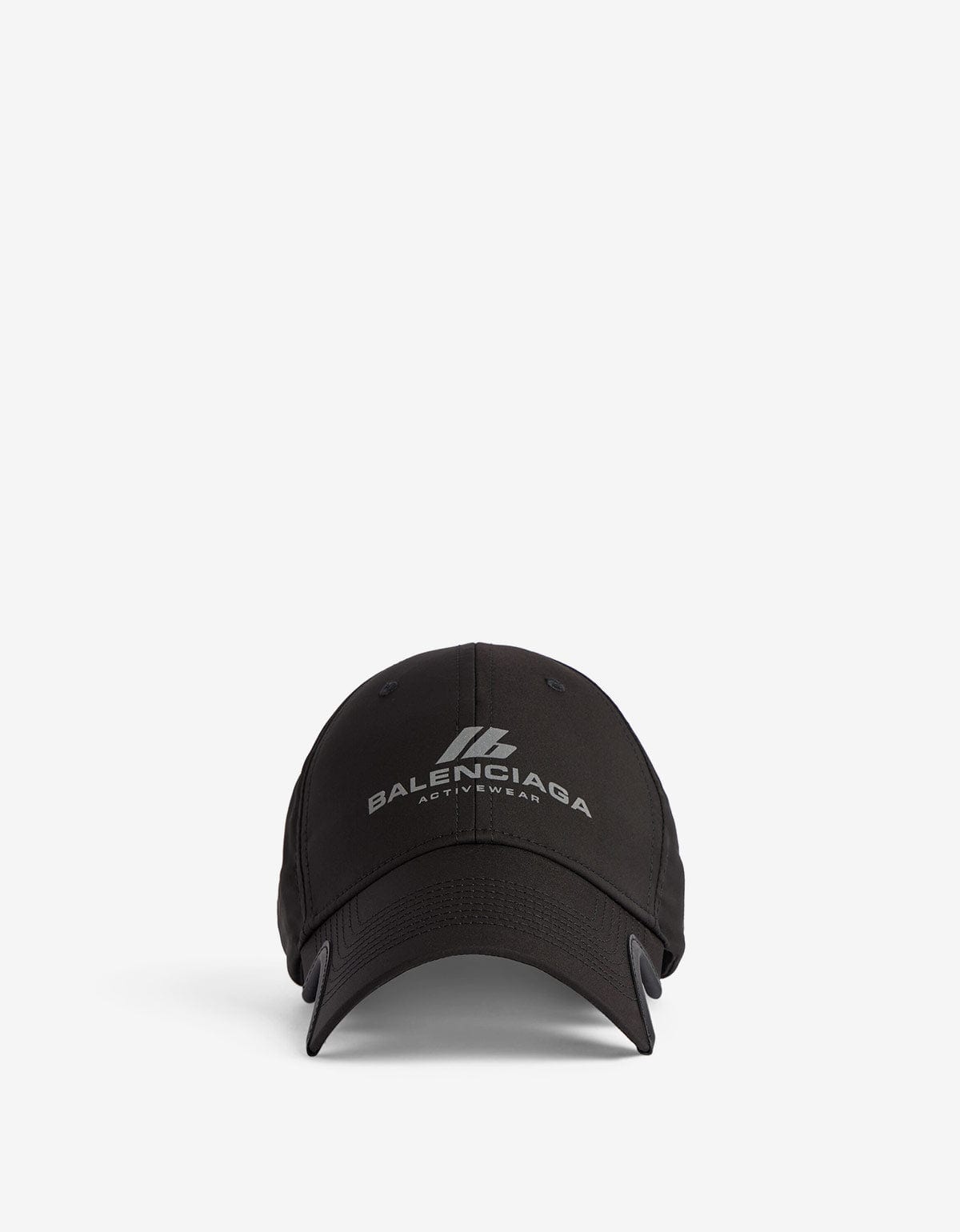 Balenciaga Black Activewear Cap - Technical Nylon Baseball Hat