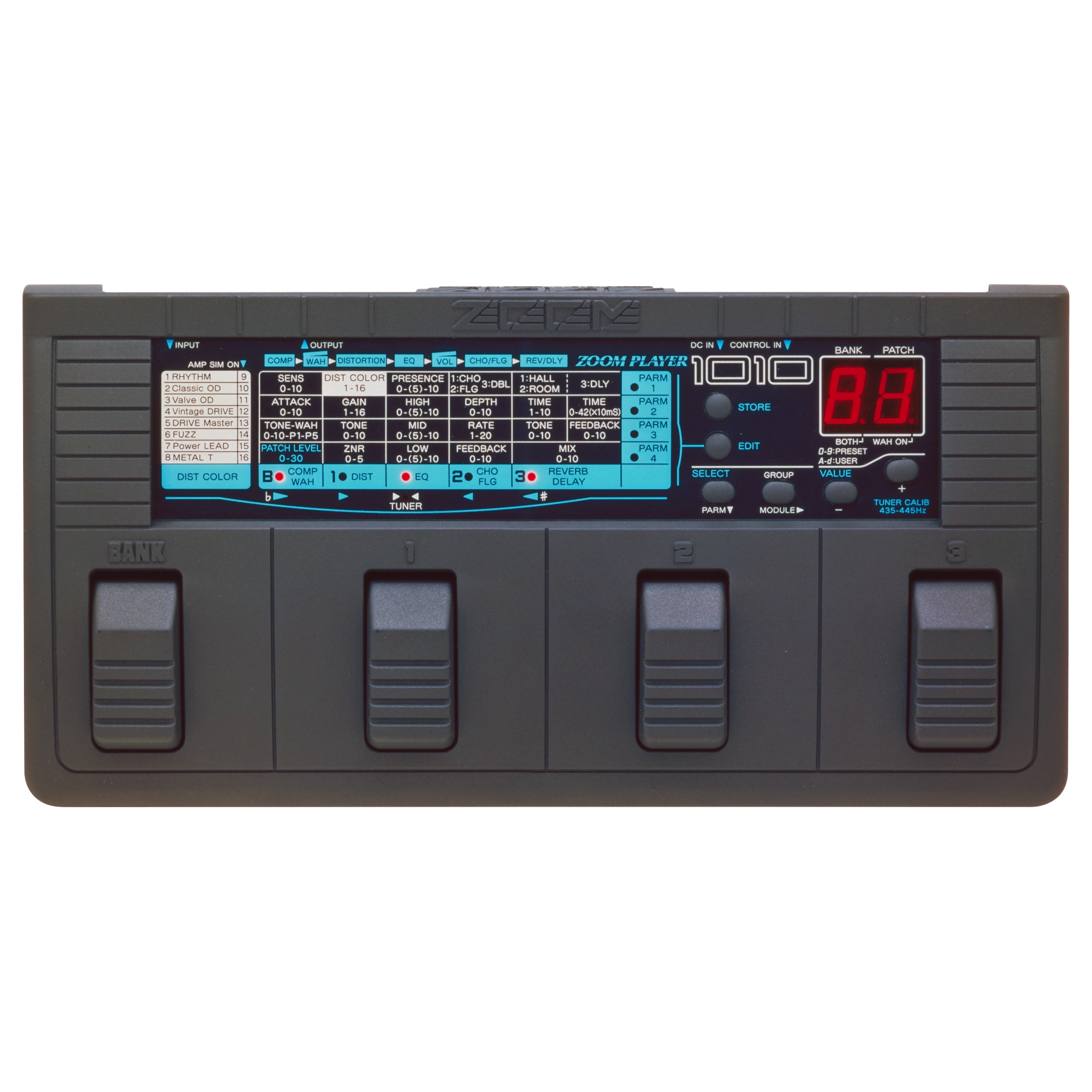 Zoom 1010 Advanced Guitar Effects Processor | Zoom