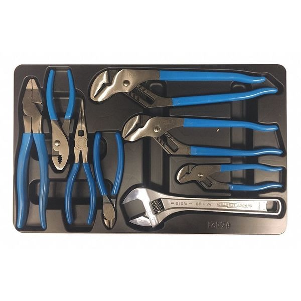 Channellock 8 Piece Plier Set Dipped Handle GS-27 | Zoro