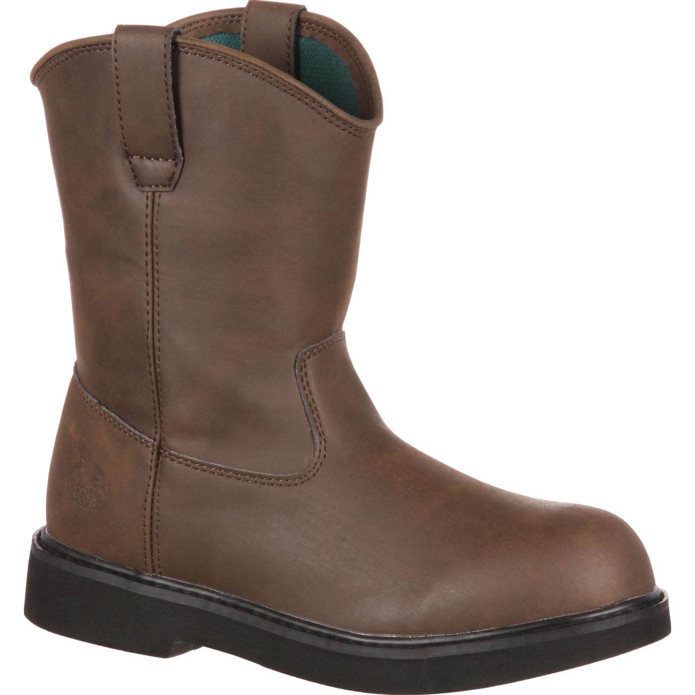 Georgia Boot Big Kid Pull-On Boot, 55M G100 | Zoro